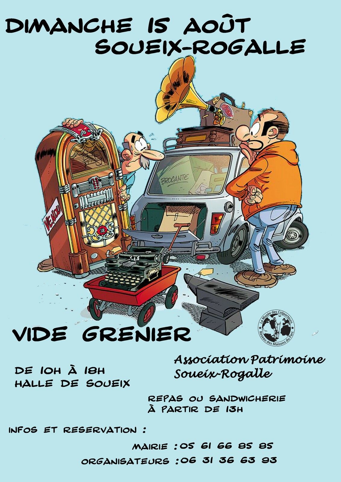 Vide grenier du 15 Août