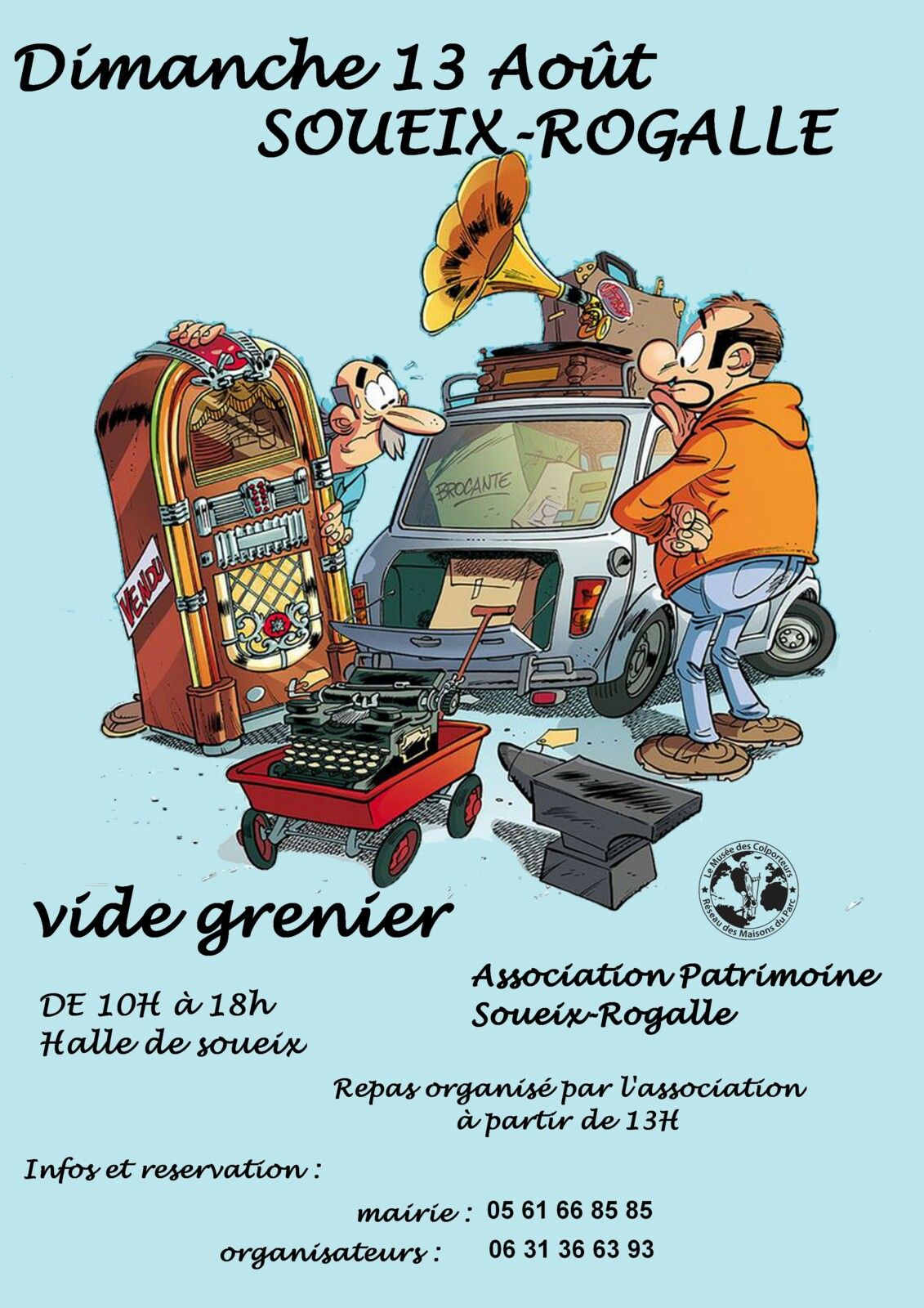 Vide grenier Dimanche 13 Août 