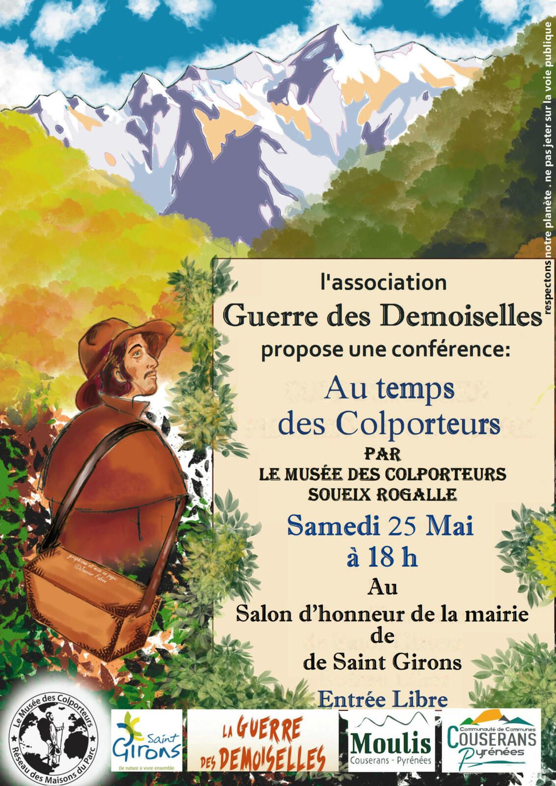 Conférence samedi 25 mai à Saint Girons