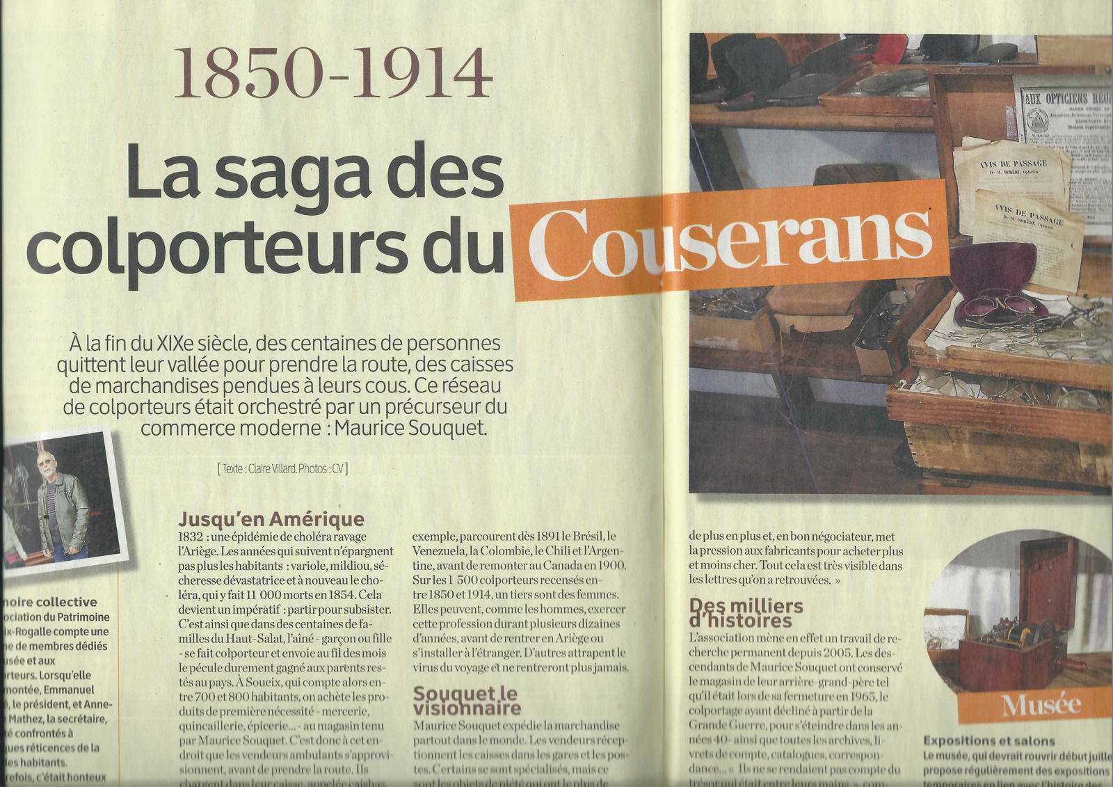Le Musée en double page