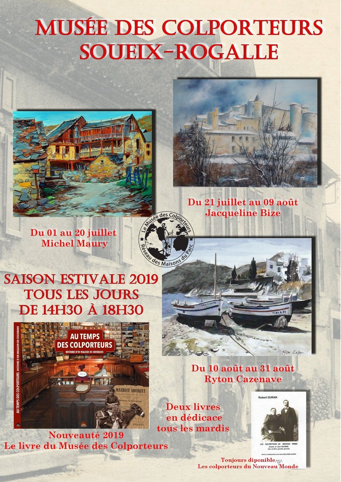 Expositions Estivales 2019