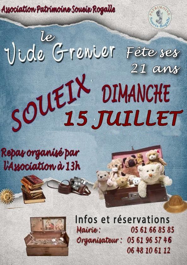VIDE GRENIERS Dimanche 15 Juillet